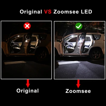 Zoomsee 7Pcs Notranjosti LED Za Dodge Stealth 1991-1996 Canbus Vozila Žarnice Notranja Kupola Zemljevid Branje Svetlobe Brez Napake Lučka Auto Deli