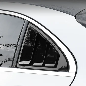 2pcs ABS klavir lak Vrata, Okna Reže Okvir okensko Polico Modeliranje Trim Kritje Za Mercedes Benz A AMG A obdobje 2013-2018 avto nalepke