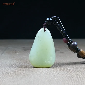 CYNSFJA Novo Redkih Resnično Certified Natural Kitajski Hetian Semena Jade Amuleti Surovega Kamna Jade Obesek Visoko Kakovost Najboljše za Rojstni dan Darila