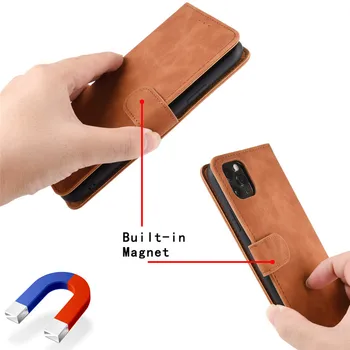 Usnjena torbica za Samsung Galaxy A31 Primeru Denarnice ovitek Za Samsung Galaxy A31 Kritje Magnetno Stojalo Kartice Slotov Vrečko