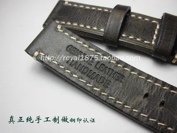 18 mm 19 mm, 20 mm, 22 mm, italijanske noro horseskin Usnjeni trak Watch pasu visoko kakovost Traku letnik watchband debele Priložnostne manžeta