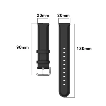 Usnjeni Trak Za Huawei watch GT2 42/2 pro Smart Trak Zapestnico Watch Band 20 mm Usnjeni Trak Za Čast čarobno 42/ES Dodatki