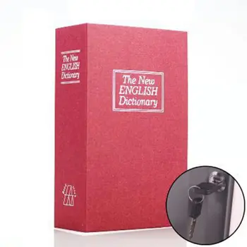 Simulacija Knjiga Obliko Varovalka Škatla Z Zaklepanje Lepe Slovar Knjige Sef Praktičen Avto Škatla Za Shranjevanje