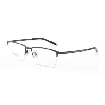 Širina-142 Poslovno čistega titana ploščo Stroji in pol Platišča moških očala okvir stopnja recept kratkovidnost očala za moške