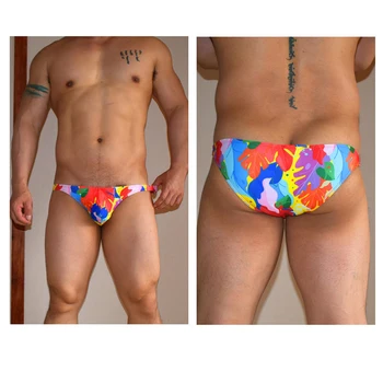 Blagovne znamke Mens plavanje Hlačnic deskanje Plaži Odbor Nepremočljiva športne hlače Seksi Bikini Pol pack hip Poletje, Plavanje nositi Kopalke