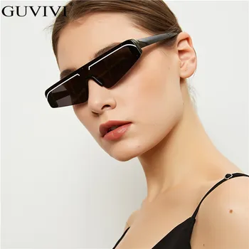 Vintage Semi-Rimless sončna Očala Ženske Osebnosti Trend blagovne Znamke sončna Očala Moški Retro Očala Oculos De Sol Feminino UV400