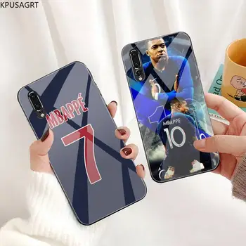 Francoski nogometni zvezdnik Kylian Mbappé Telefon Primeru Kaljeno Steklo Za Huawei P30 P20 P10 lite čast, 7A, 8 X 9 10 mate 20 Pro