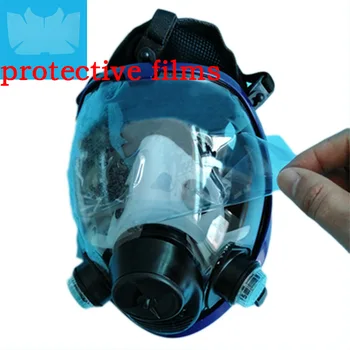 DQ6800 Maska Zaščitna Filmov Pokrovček Objektiva za Sferične Poln Obraz Plinsko Masko Respirator Zaščitnimi Filmi Dihalno Opremo