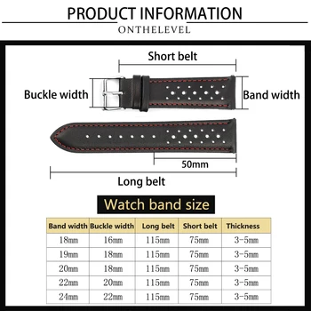 Visoke Kakovosti ura Band 18 mm 20 mm 22 mm 24 mm Pravega Usnja, usnjenih Trakov Watch Dodatki