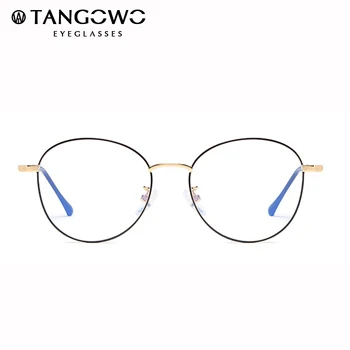 Kovinski Anti Modra Svetloba Očala Ženske Visoke Kakovosti Krog Računalnik Presbyopic Očala Igralna Očala za Branje Očala za Moške
