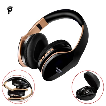 PunnkFunnk Brezžične Slušalke V5.0+EDR Bluetooth Slušalka Za Mobilni Telefon, Mp3 Zložljive Stereo Zmanjšanje Hrupa Gaming Slušalke
