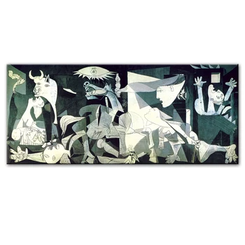 Guernica Znanih Platno, Slike, Reprodukcije Tisk Na Platno Umetniške Grafike Umetnine, Ki Jih Picasso Stenske Slike Za Steno Dnevne Sobe