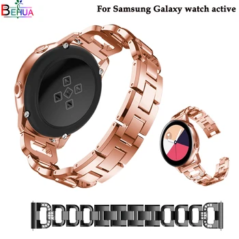Moški/ženske iz nerjavečega jekla watchband Za samsung Galaxy watch aktivno trak Za Samsung Prestavi S2/samsung Galaxy 42mm manšeta 20 mm