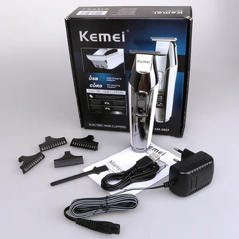 Kemei Barber Profesionalne frizerske Clipper LCD Zaslon, 0 mm Baldheaded Brado Las Brivnik za Moške, Električni Sušilnik za Rezanje