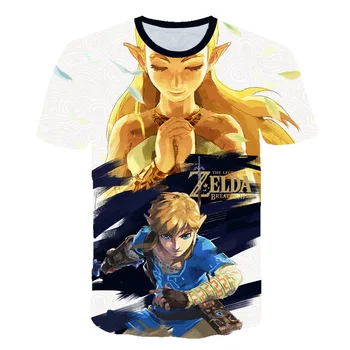 Otroci Oblačila Majica Dih Divje Povezavo Prvak Zelda Otroci T-shirt za Fante in Dekleta Malčka Srajce Tee