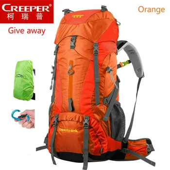 Creeper brezplačna dostava strokovno nepremočljiv nahrbtnik Notranjega okvirja, plezanje kampiranje, pohodništvo nahrbtnik planinarjenje vrečko 60+5 L