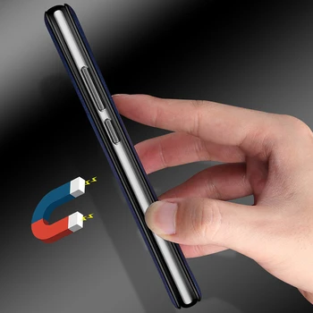 Usnjeni ovitek za Samsung Galaxy A21s Magnetni Flip Denarnice 360 Anti Šok, Prevleke Za Samsung A21 A11 Evropska Različica Primeru