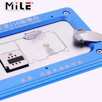 Mijing Z13 Z15 Z16 BGA Reballing Kit Komplet Tin Sajenje šablona Držalo za iPhone X XS MAX XR 11 11 PRO Max PCB Popravilo matične plošče
