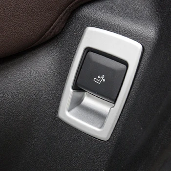 Za BMW X3 G01 X4 G02 2018 2019 ABS Mat/Ogljikovih Vlaken Avto zadnjem Sedežu prilagoditev Preklopite Pokrov Trim Avto Styling pribor 1pcs