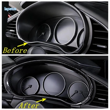 Ogljikovih Vlaken Videz Notranjosti Preuredi Kit Steber A / Zadaj Air AC / nadzorna plošča / Rearview Mirror Kritje Trim Fit Za Mazda CX-30 2020