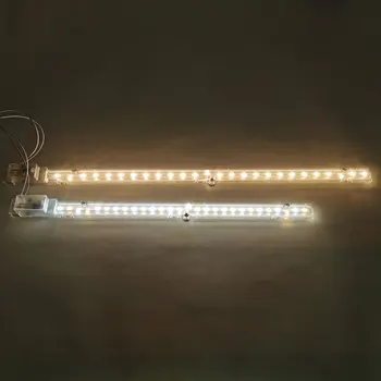 LED Pod Kabinet Kuhinja Svetlobe 40 cm 50 cm Stropne luči modul Hladno in Toplo Belo Naravno bela 220V SMD2835 Kuhinja Dekor