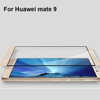 Polno Kritje Kaljeno Steklo Za Huawei Mate9 Zaščitnik Zaslon Kaljeno Film Za Huawei Mate 9 MHA-AL00
