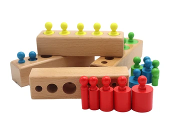 Montessori Valj Vtičnico Uganke Igrače Otroška Prakse Razvoja In SensesPreschool Izobraževalne Lesene Igrače Za Otroke