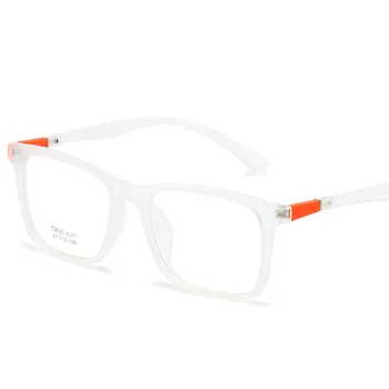TR90 Pregledna Očala Retro Kvadratnih Eyeglass Okvir Optičnega Kratkovidnost Recept Očala Clear Leče Očal, Okviri za očala