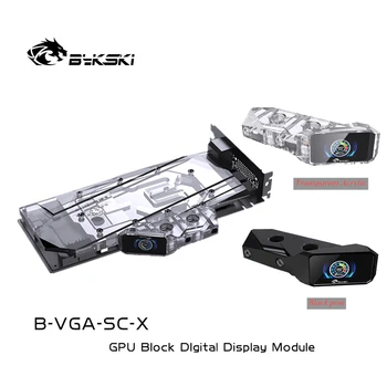 Bykski Temperatura Digitalni Prikaz Most modul Za VGA Vode Blok Akril LCD Zaslon za nadzor temperature Grafične kartice