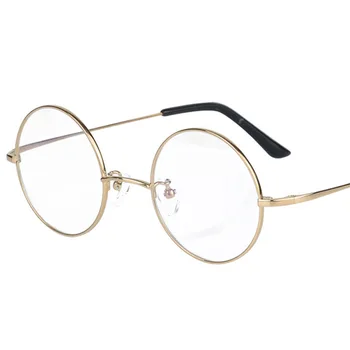 Titana Pregleden Okrogle Očala Moški Ženske Retro Harry Krog Eye Glasses Optična Očala Okvir Majhne Jasno Očala Zlato