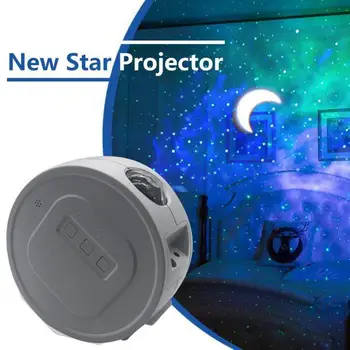 LED Zvezdnato Nebo Projektor Svetlobo Lune Star Oblak Bluetooth Nočna Lučka za 360 Stopinj Rotacija, Projekcija Ustvarjalne Ocean Kodranje Luči