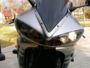 Za Yamaha Yzf R6 03 04 05 R6S 06 07 08 09 Odlično Ultra svetla CCFL Angel Eyes Halo Obroči za vgradnjo motornega kolesa Dodatki