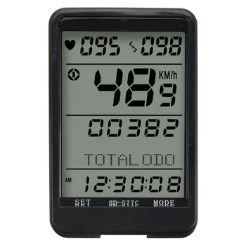 SD-577C Brezžični Kolo merilnik Hitrosti, Srčnega utripa, Kadence Ant Monitor Štoparica Računalnika Kolesa, Kolesarski Števec Dodatki