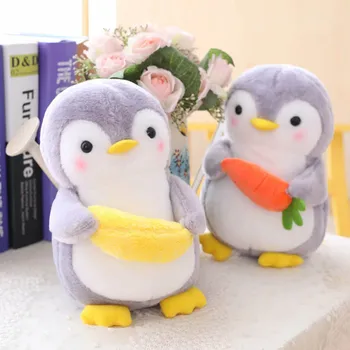 25 cm Kawaii Srčkan Mehki Pliš Pingvin Igrače Plushies Baby Polnjene Živali, Igrače Plushie Lutke za Otroke, Otroški Rojstni dan, Božič Darilo