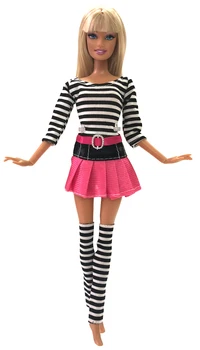 NK 5 Kos Najnovejši Lutka Obleko Lepo Priložnostne Obleko Moda Obleko Za Barbie Lutka Aristokratsko Lutka Dodatki Najboljši Otroka Gift33A