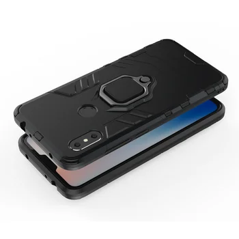 Telefon Primeru Za Xiaomi Redmi Opomba 8 9 5 6 7 Pro Pro 6A Mi A3 9 8 Se A2 Lite 10 pro Obroč Nosilec Trdega Pc Silikonski Primerih Zadnji Pokrovček