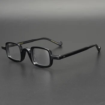 Vintage Acetat očala okvir znak slog Edinstven design klasične krog/kvadrat Majhne očala ' enske mo {ki original škatli primeru