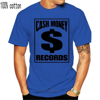 Cash Money Records Popularne Založbe, Glasba Fan MenS Majica S Kratkimi Rokavi Velikosti S-Xxl Svoboden Velikost Vrh Tee Majica