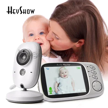 VB603 Video Baby Spanja Spremlja 3,2 Palca 2.4 G Brezžični LCD dvosmerni Audio Govori Night Vision Nadzor Baba Fotoaparat Spremljanje