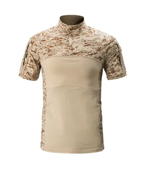 Vojaške Vojske T-Shirt za Moške Kratke Rokav Prikrivanje Taktično Majica Moški SWAT Lov Boj proti Multicam Camo Kratek Sleeve Majica s kratkimi rokavi
