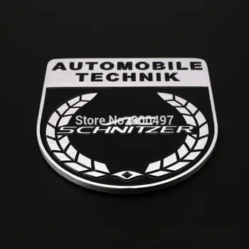 Najnovejše 3D Aluminijeve Zlitine Prtljažniku Avtomobila Emblem AC Schnitzer Dodatki Lepilom Avto Logotip Avto Styling Značko