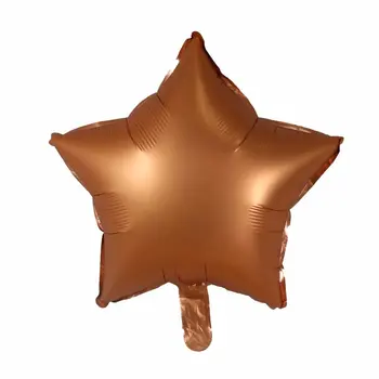 10pcs/lot 18 inch Rose Gold Star Kovinski Balon Poroko Dekor Rojstni Balon chrome Kovinsko Srce Star Helij Zraka Baloon