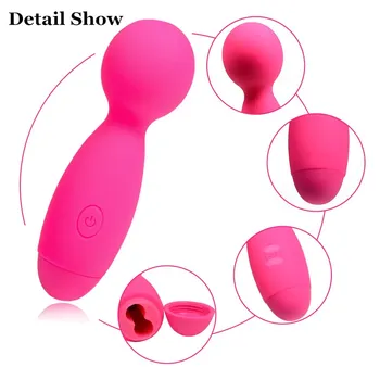 Močan Vibrator za Klitoris Za Ženske Velik AV Čarobno Palico Osebnih Masaža Telesa Stimulator Klitorisa Veliko Glavo Vibrator Erotično Sex Igrače