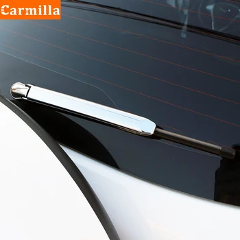 Carmilla 2Pcs/Set ABS Chrome Zadnji Dež Metlice zaščitni Pokrov Zadnji Brisalec Nalepke za Ford Ecosport 2018 2019 2020 Dodatki