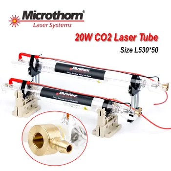 0133 Veci 20W Co2 laser cev s CO2 Laser Napajanje MTJG 40WT 110V/220V za Laserske Cevi Rezanje in Graviranje