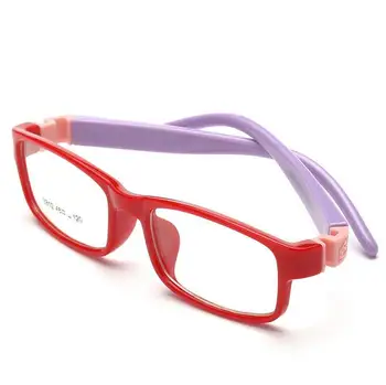 TR Očala Otroci Okvirji za Očala Optičnih Očal na Recept Očala Otrok Prilagodljiva Gume, ki Ne Vijak Upogljivi Amblyopia 8812