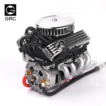 GRC Rc Avto F82 V8 Simulacijo Motorja Motorja Hladilni Ventilatorji Radiator Za 1/10 Rc Gosenicah Traxxas Trx4 Osno Scx10 90046 Redcat Gen8