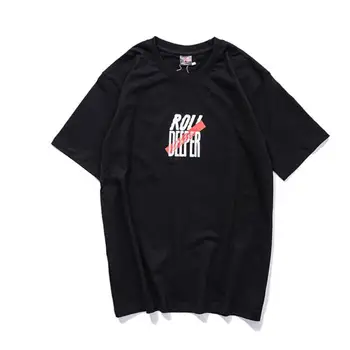 ZNG 2019 Nove T-shirt Moški Preprost Design Line Navzkrižno Tiskanja Bombaž T Srajce za Moške Prispetju Poletje Slog Kratkimi Rokavi Moški t-shirt