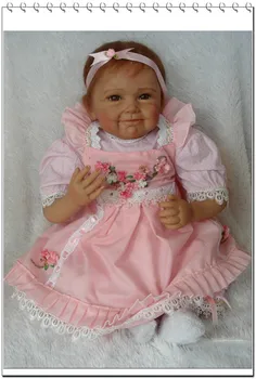 NPK Nov Prihod 55 CM visoke kakovosti magnetni cucla Realne Ročno Baby Doll Živ Dekleta Lep Silikonski Prerojeni bebes Lutka