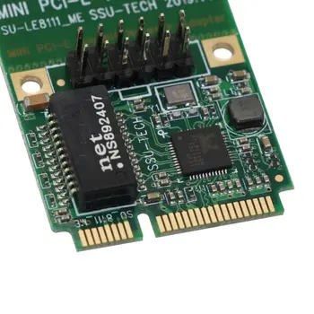 Namizni Računalnik Mini PCI-E Bus Vmesnik RJ45 Omrežni Vmesnik Gigabit Žično Omrežno Kartico Mini PCIE Network Card RJ45 Adapter